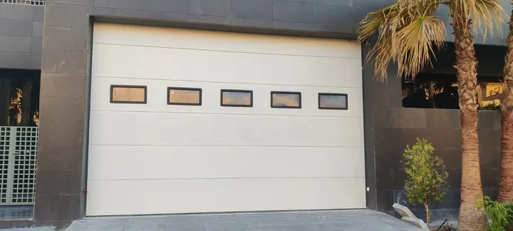 Sectional Overhead Doors — Zamco installation in Kuwait