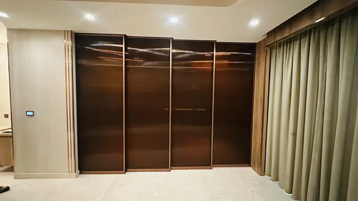Telescopic Sliding Doors — Zamco installation in Kuwait