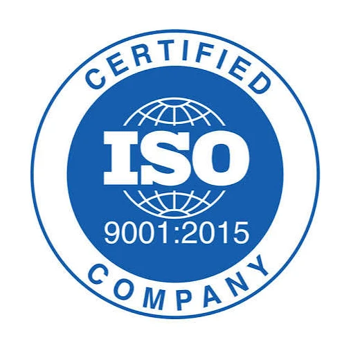 شعار شركة حاصلة على شهادة ISO 9001:2015